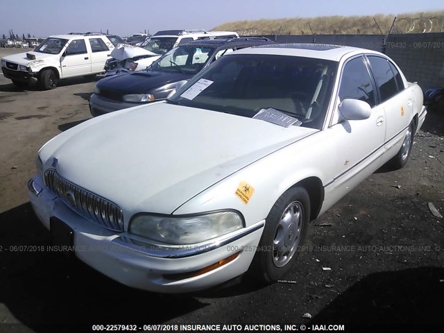 1G4CU5213X4646779 - 1999 BUICK PARK AVENUE ULTRA WHITE photo 2