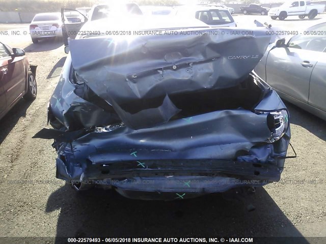 4T1BE32K52U519515 - 2002 TOYOTA CAMRY LE/XLE/SE 蓝色 照片 6