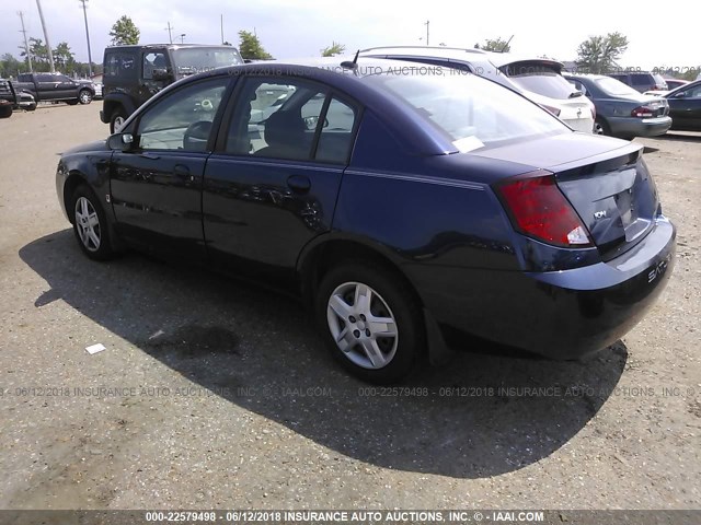 1G8AJ55F37Z203525 - 2007 SATURN ION LEVEL 2 Mavi foto 3