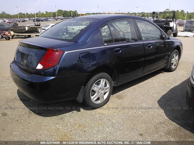 1G8AJ55F37Z203525 - 2007 SATURN ION LEVEL 2 Mavi foto 4