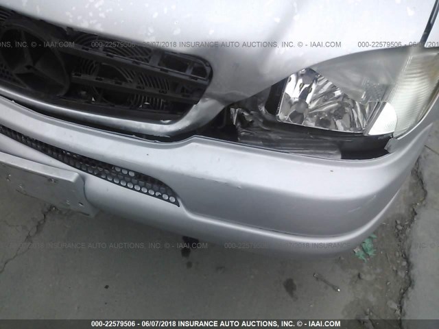 4JGAB72E3YA213767 - 2000 MERCEDES-BENZ ML 430 SILVER photo 6