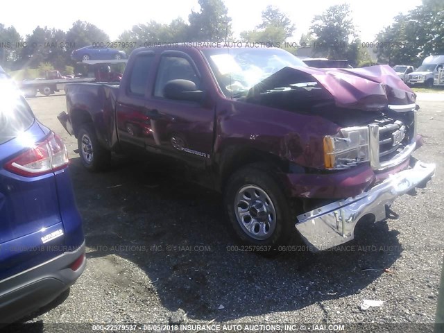 2GTEK19C671583546 - 2007 GMC NEW SIERRA K1500 BURGUNDY photo 1