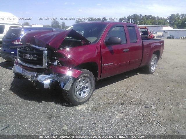 2GTEK19C671583546 - 2007 GMC NEW SIERRA K1500 BURGUNDY photo 2