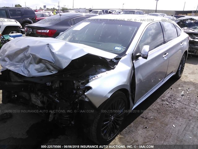 4T1BK1EB0GU226735 - 2016 TOYOTA AVALON XLE PLUS/PREMIUM/TOUR/LTD SILVER photo 2