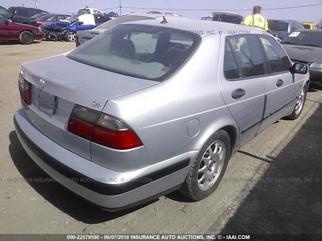 YS3ED48E213041496 - 2001 SAAB 9-5 SILVER photo 4