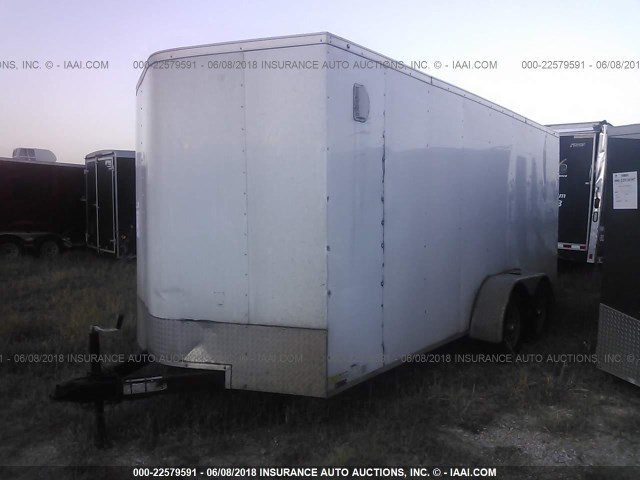 5NHULV621GY024153 - 2012 FOREST RIVER ENCLOSED CARGO  WHITE photo 2