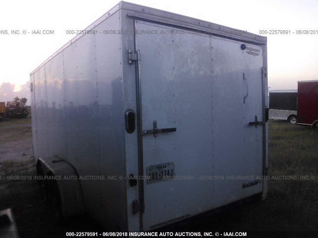 5NHULV621GY024153 - 2012 FOREST RIVER ENCLOSED CARGO  WHITE photo 3