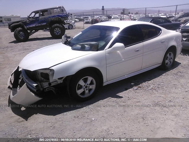 2G2WP522551339578 - 2005 PONTIAC GRAND PRIX WHITE photo 2