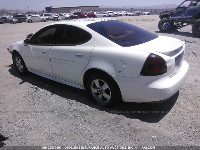 2G2WP522551339578 - 2005 PONTIAC GRAND PRIX WHITE photo 3