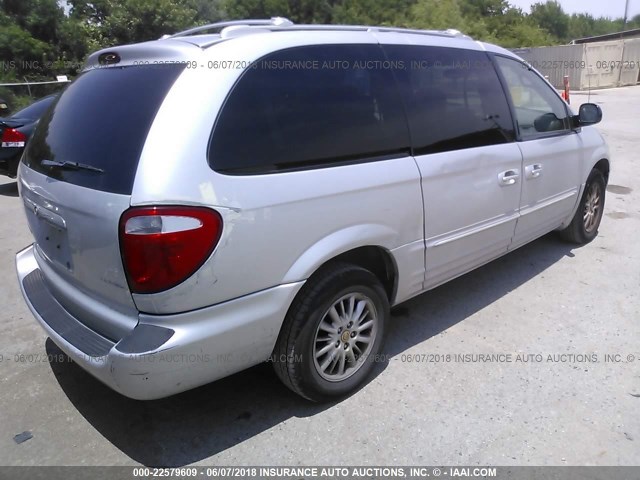 2C8GP64L93R384872 - 2003 CHRYSLER TOWN & COUNTRY LIMITED SILVER photo 4