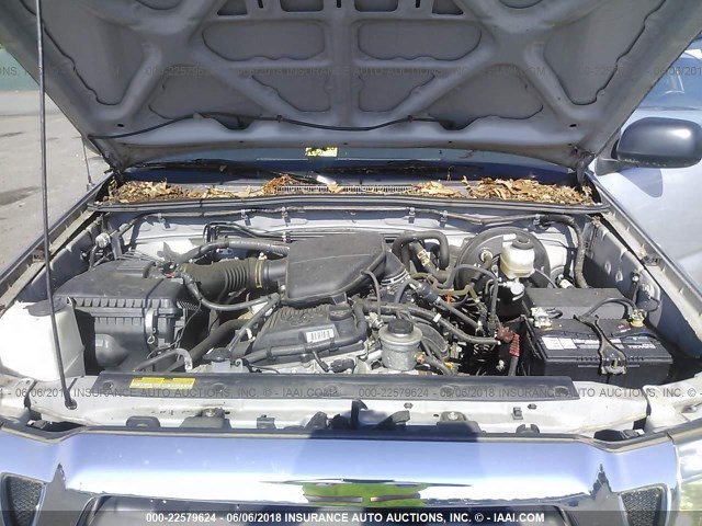 5TETX4CN0AZ702246 - 2010 TOYOTA TACOMA ACCESS CAB Silber Foto 10