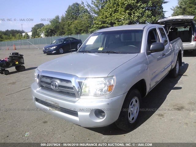 5TETX4CN0AZ702246 - 2010 TOYOTA TACOMA ACCESS CAB Silber Foto 2