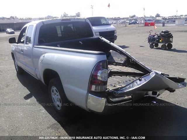 5TETX4CN0AZ702246 - 2010 TOYOTA TACOMA ACCESS CAB Silber Foto 3