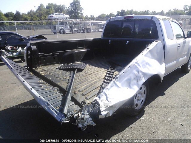 5TETX4CN0AZ702246 - 2010 TOYOTA TACOMA ACCESS CAB Silber Foto 6