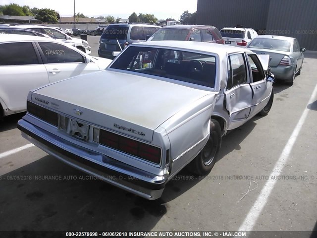 1G1BN51H0HX210735 - 1987 CHEVROLET CAPRICE CLASSIC SILVER photo 4