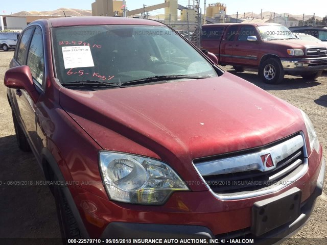 3GSCL33PX8S729968 - 2008 SATURN VUE XE RED photo 1