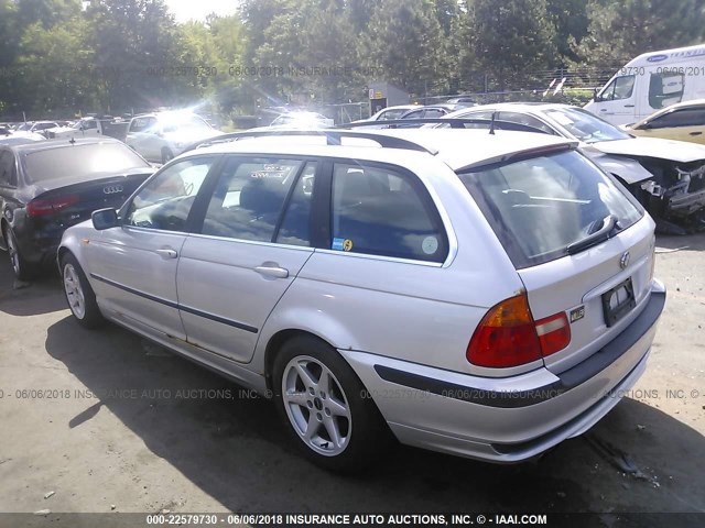 WBAEP33492PE91034 - 2002 BMW 325 XIT SILVER photo 3