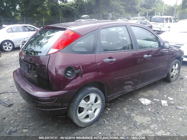 1FAHP37N97W161929 - 2007 FORD FOCUS ZX5/S/SE/SES 栗色 照片 4