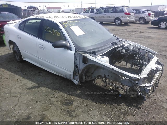 1G2NE52E25M246419 - 2005 PONTIAC GRAND AM SE WHITE photo 1