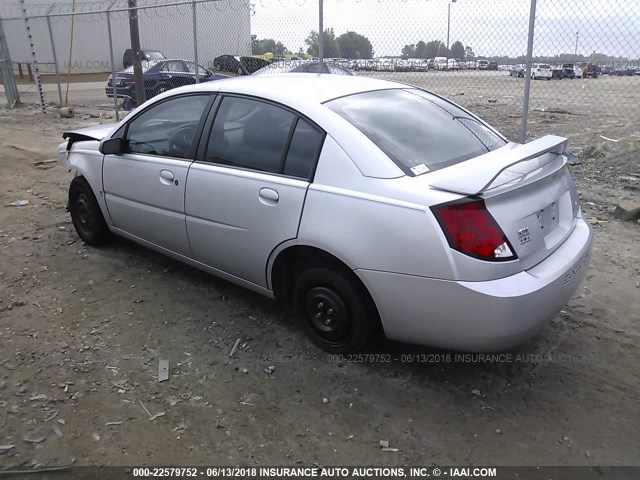 1G8AJ52FX5Z111281 - 2005 SATURN ION LEVEL 2 SILVER photo 3