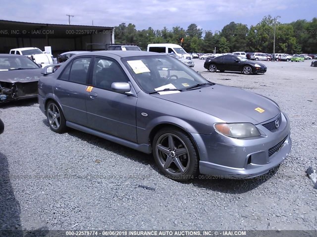 JM1BJ227130644834 - 2003 MAZDA PROTEGE SPEED GRAY photo 1