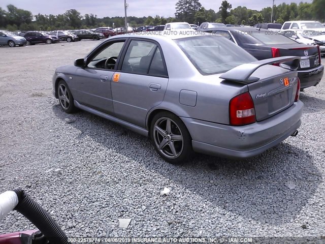 JM1BJ227130644834 - 2003 MAZDA PROTEGE SPEED GRAY photo 3