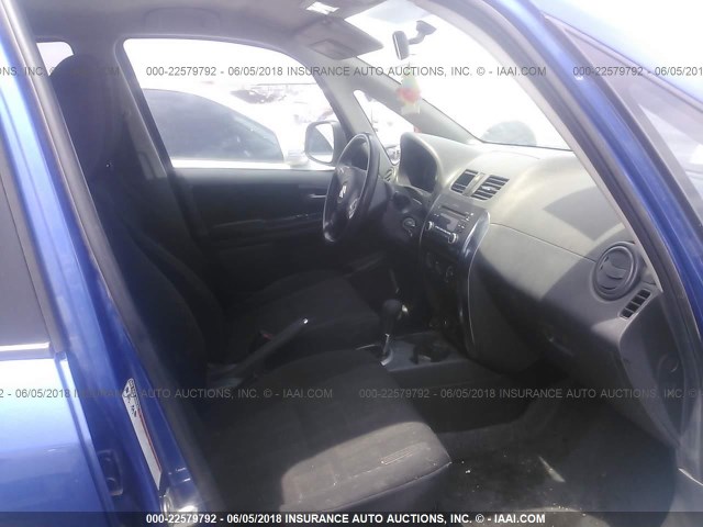 JS2YC5A36C6301430 - 2012 SUZUKI SX4 LE BLUE photo 5