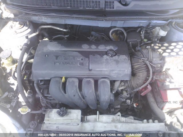 2T1KR32E33C016972 - 2003 TOYOTA COROLLA MATRIX XR Light Blue photo 10