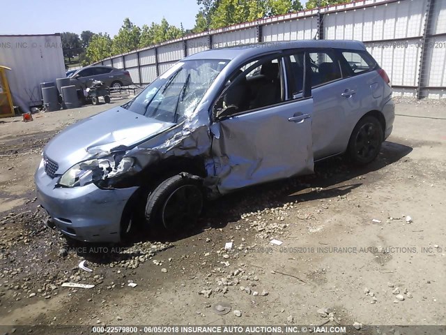 2T1KR32E33C016972 - 2003 TOYOTA COROLLA MATRIX XR Light Blue photo 2