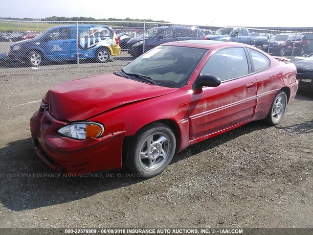 1G2NW12EX5M172673 - 2005 PONTIAC GRAND AM GT RED photo 2