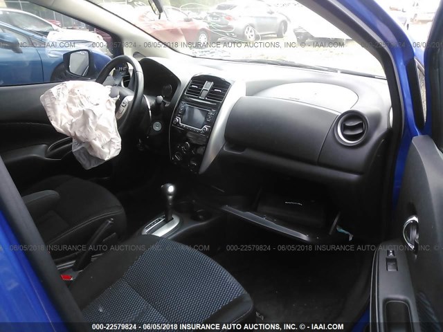 3N1CE2CP7GL359431 - 2016 NISSAN VERSA NOTE S/S PLUS/SV/SL/SR BLUE photo 5