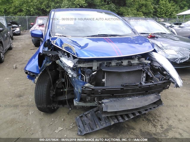 3N1CE2CP7GL359431 - 2016 NISSAN VERSA NOTE S/S PLUS/SV/SL/SR BLUE photo 6