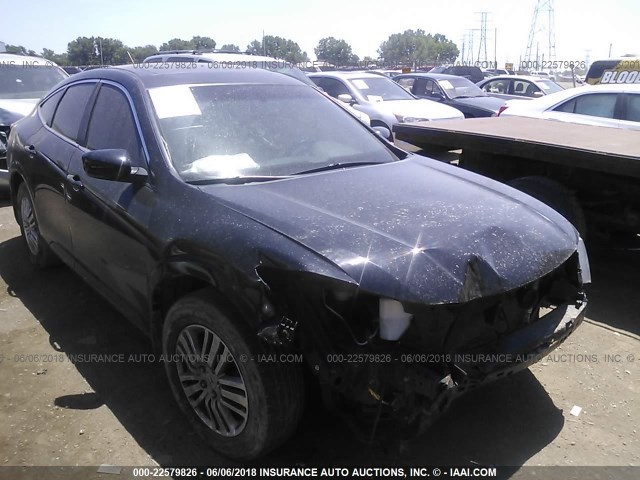 5J6TF3H50CL003846 - 2012 HONDA CROSSTOUR EXL შავი ფოტო 1