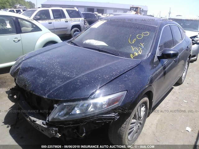 5J6TF3H50CL003846 - 2012 HONDA CROSSTOUR EXL შავი ფოტო 2
