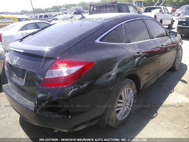 5J6TF3H50CL003846 - 2012 HONDA CROSSTOUR EXL BLACK photo 4