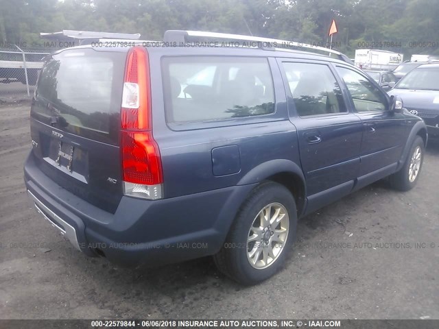 YV4SZ592771261269 - 2007 VOLVO XC70 BLUE photo 4