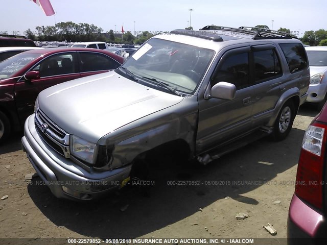 JT3HN87R010355165 - 2001 TOYOTA 4RUNNER LIMITED SILVER photo 2