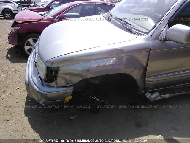 JT3HN87R010355165 - 2001 TOYOTA 4RUNNER LIMITED SILVER photo 6