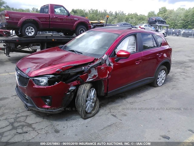 JM3KE4CY4E0321833 - 2014 MAZDA CX-5 TOURING RED photo 2