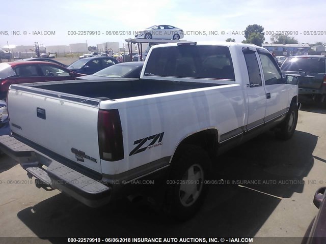 2GTEK19R0V1509153 - 1997 GMC SIERRA K1500 WHITE photo 4