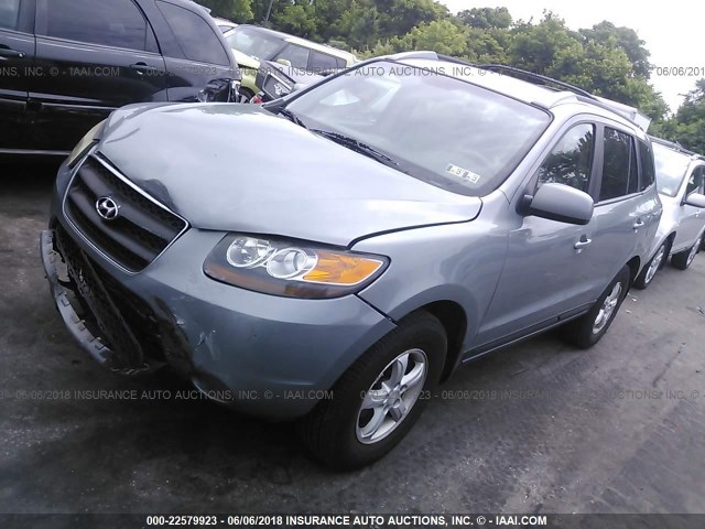 5NMSG73D47H113715 - 2007 HYUNDAI SANTA FE GLS GRAY photo 2