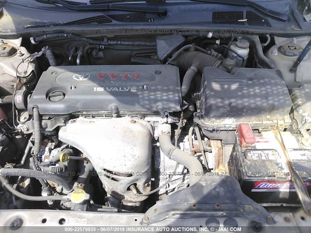 4T1BE32K64U899225 - 2004 TOYOTA CAMRY LE/XLE/SE თაფლისფერი ფოტო 10