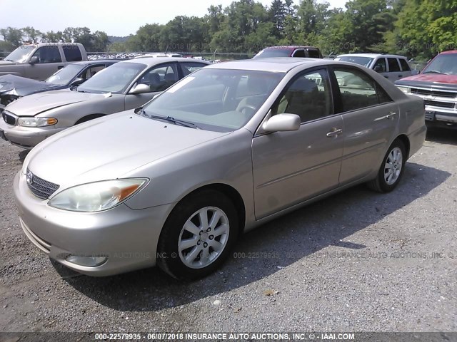 4T1BE32K64U899225 - 2004 TOYOTA CAMRY LE/XLE/SE თაფლისფერი ფოტო 2
