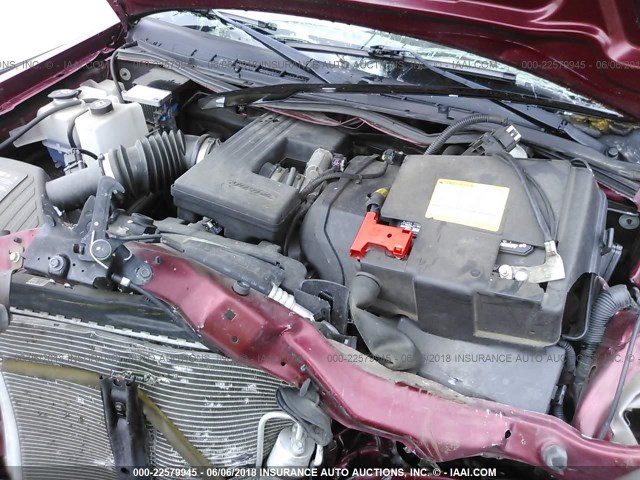 1GCESCFE3B8118763 - 2011 CHEVROLET COLORADO LT MAROON photo 10