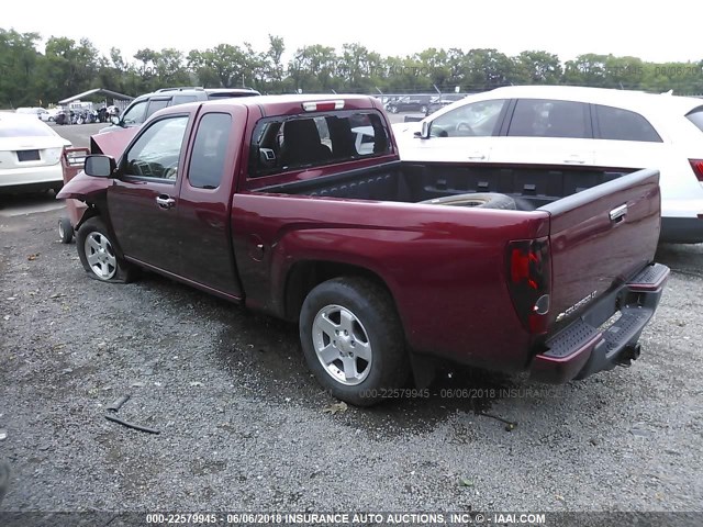 1GCESCFE3B8118763 - 2011 CHEVROLET COLORADO LT MAROON photo 3