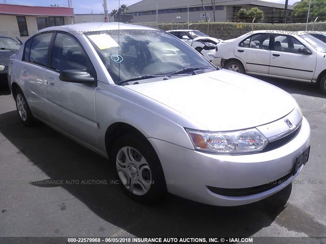 1G8AZ52F73Z110952 - 2003 SATURN ION LEVEL 2 SILVER photo 1