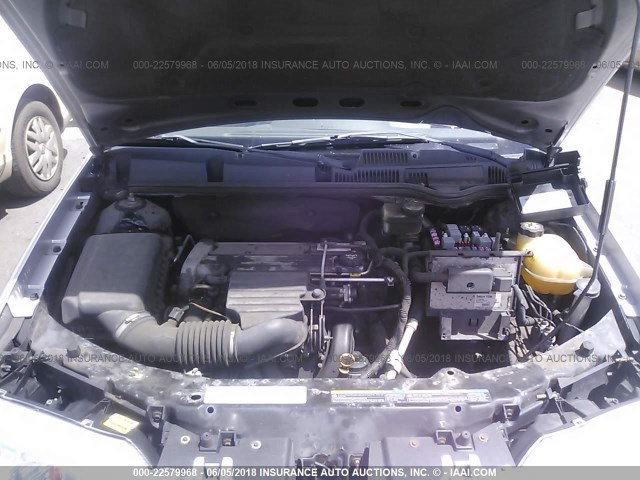 1G8AZ52F73Z110952 - 2003 SATURN ION LEVEL 2 SILVER photo 10
