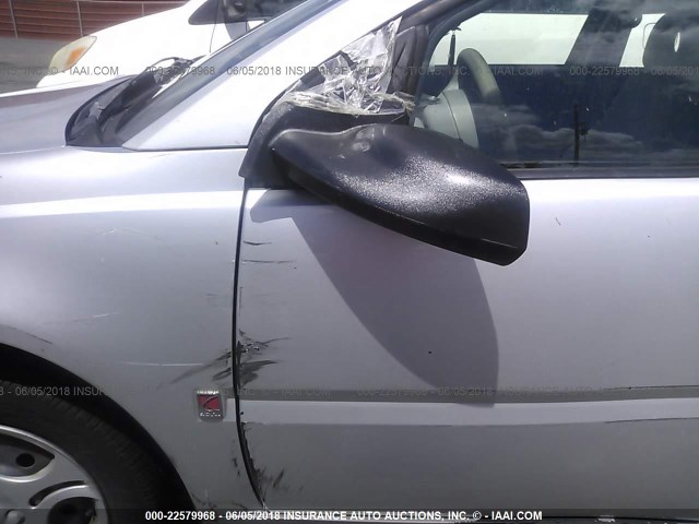 1G8AZ52F73Z110952 - 2003 SATURN ION LEVEL 2 SILVER photo 6