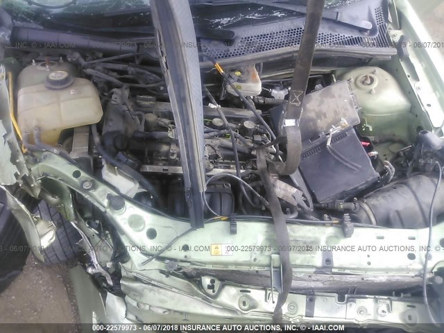 1FAFP34N17W227112 - 2007 FORD FOCUS ZX4/S/SE/SES GREEN photo 10