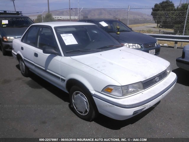 1NXAE94A4MZ198542 - 1991 TOYOTA COROLLA DLX WHITE photo 1